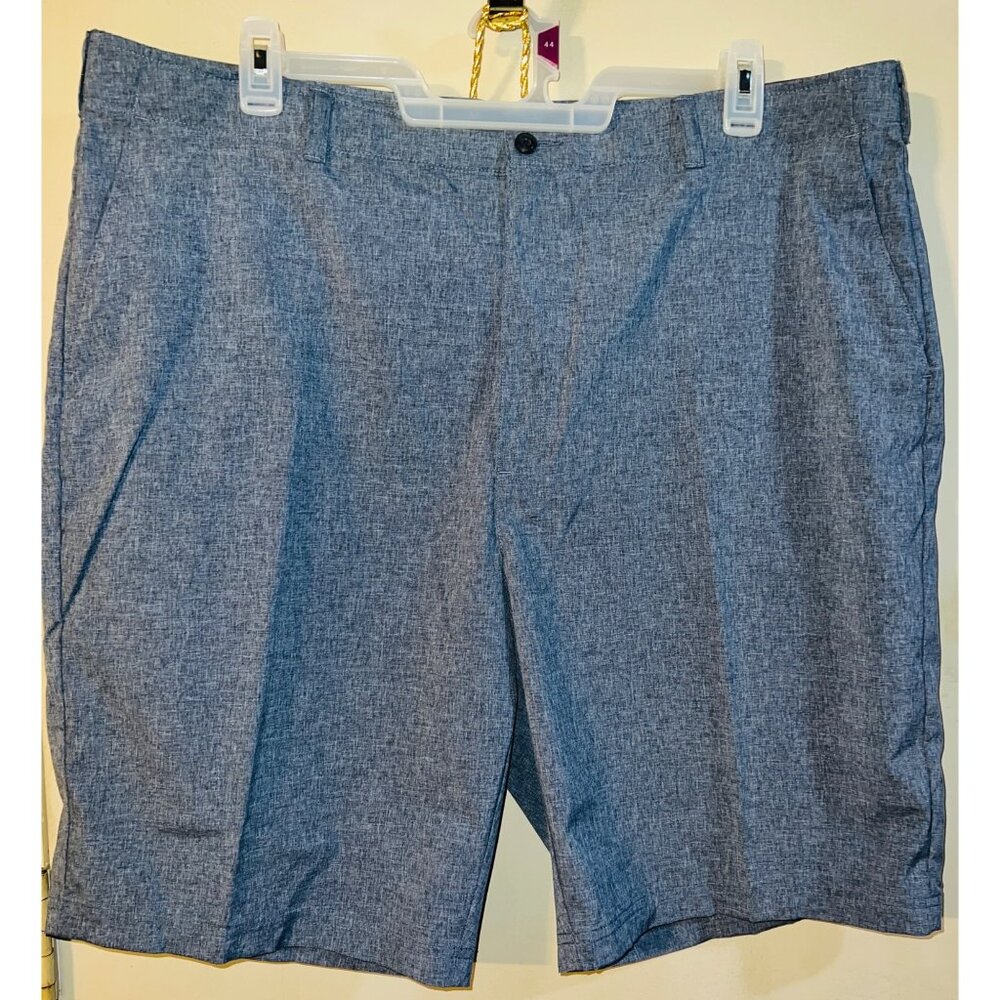 New! Ben Hogan Performance Mens Stretch Fabric Shorts Denim Heather Size 44”